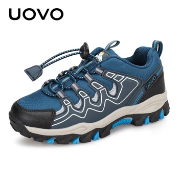 

UOVO 2020 New Boys Sports Shoes Autumn Kids Outdoor Shoes Breathable Children Hiking Shoes Spring And Autumn Sneakers Eur #27-39