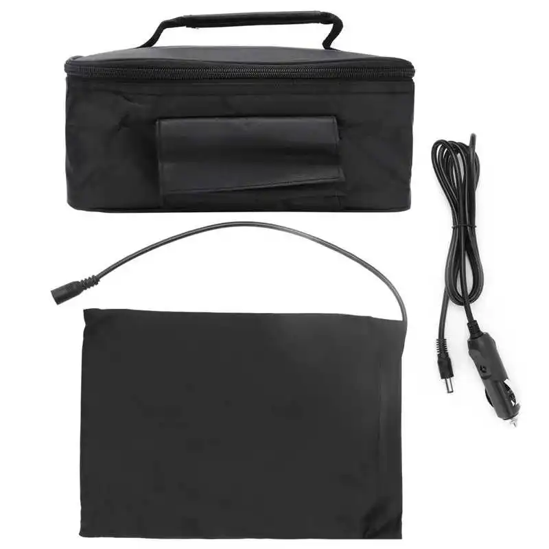 Portable Mini Car Microwave 12V Electric Oven Fast Heating Picnic Box for Travel Camping Food Cooking Oven for Lunch Boxes 2