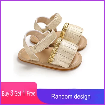 

Casual Soft Boys Girls Fringe Leather Beach Shoes Newborn Infant Kids Toddler Baby Flats Summer Children's Tassel First Walkers