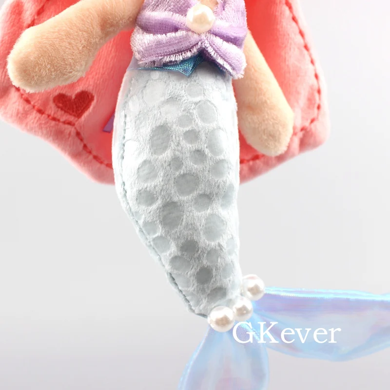 23 см Принцесса Русалочка плюшевые игрушки кукла Peluche брелок Подвеска девочки дети Рождество подарок на день рождения