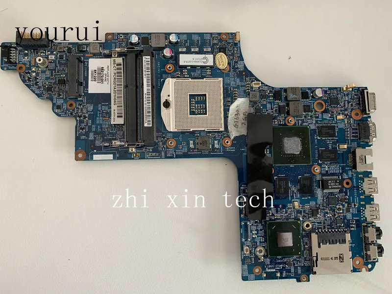 Yourui для hp павильон DV6 DV6-7000 Материнская плата ноутбука 682170-001 682170-501 48.4ST10.011 Материнская плата ноутбука DDR3 тест ОК