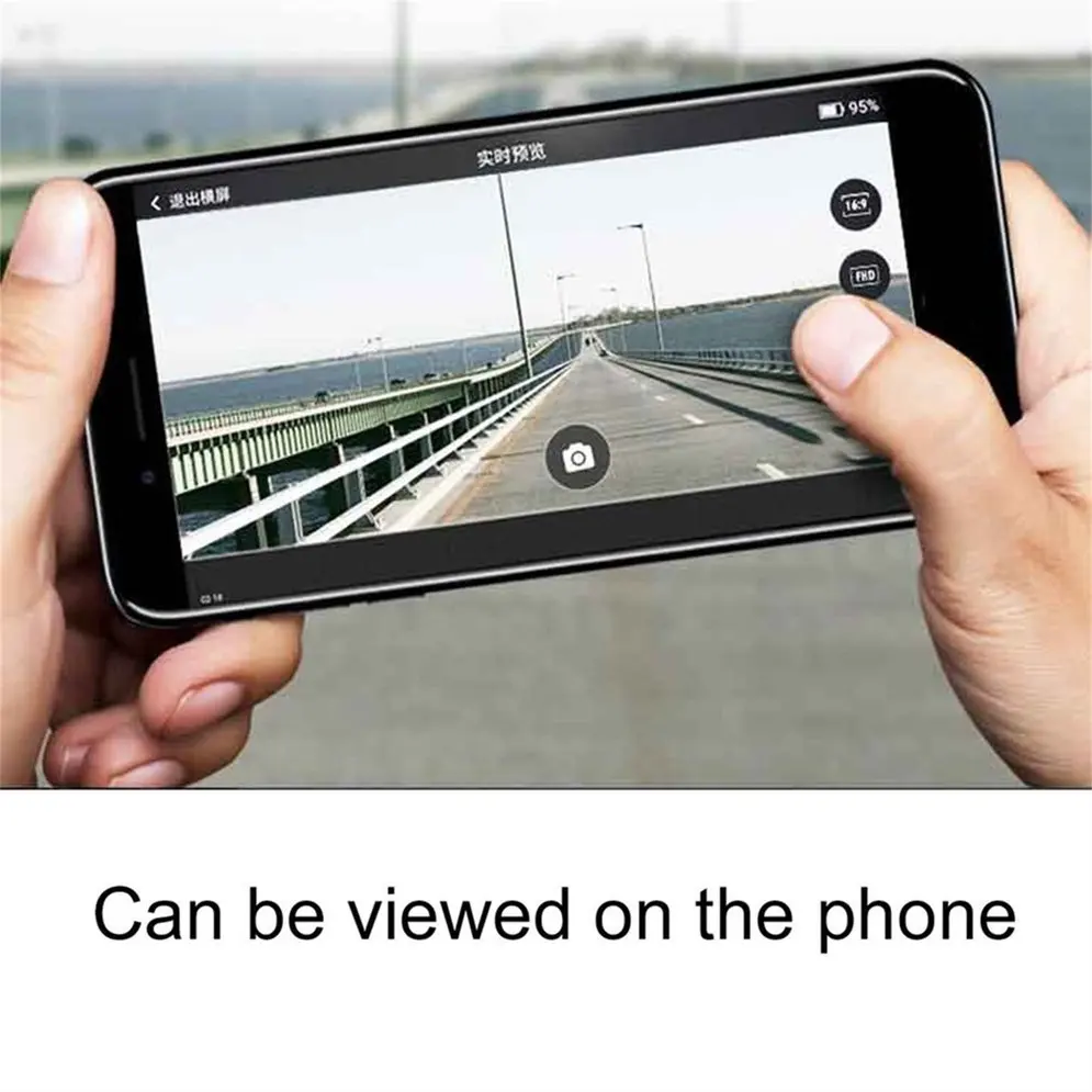 1080P HD Автомобильный видеорегистратор 330 градусов вращение wifi подключение Автомобильный регистратор данных тахограф цифровой видеорегистратор