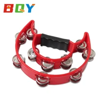 BQY kids Hand Tambourine For Toddler Musical Instruments Preschool Education Early Learning Musical Toy for Boys and Girls