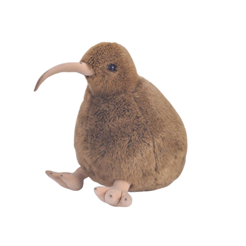 

new 28cm plush New Zealand Kiwi Bird Brown Stuffed soft cute lifelike educational good quality doll christmas kid gift for kid