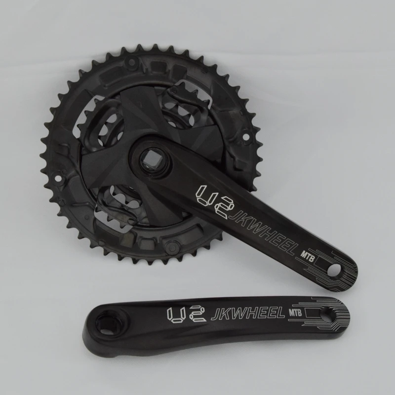 JKWHEEL 22/32/44T 170 мм Кривошип горного велосипеда комплект нижнего белья с открытой зубчатая пластина 7/8/9 Скорость велосипед кривошипно MTB велосипеда диаметра окружности болтов(цепное колесо