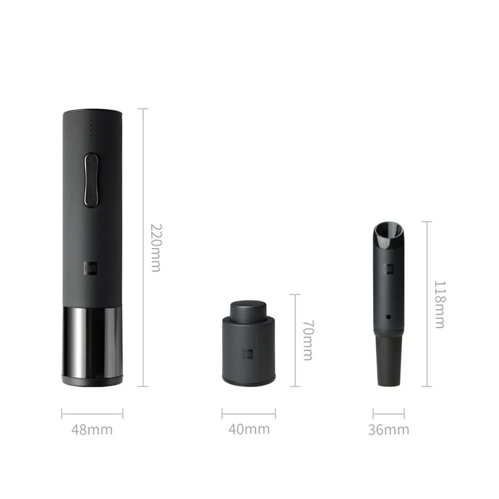 HUOHOU Stainless Steel Vacuum Bottle Stopper Bottles Cap 7 Days Sealer Fresh Keeper Bottle Cover With Date Scale From