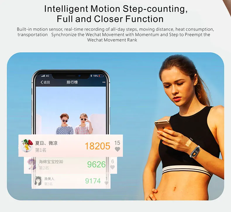 Смарт-браслет, женские Смарт-часы, ювелирные часы для Hua Wei, Xiaomi, Android, IOS, пульсометр, кровяное давление, женские умные часы