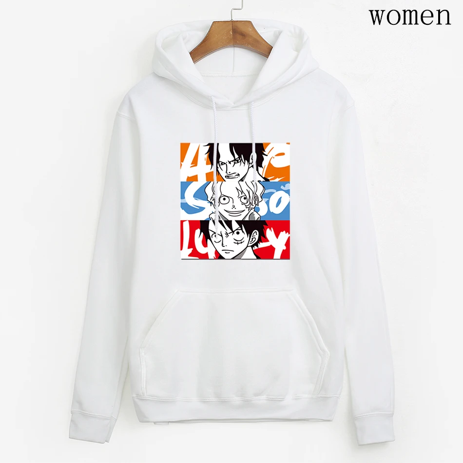 

One Piece Luffy Print Hoody For Women Fashion 2020 Pullovers Long Sleeve Autumn Clothing Casual Retro Hooded Leisure Sweatshirt