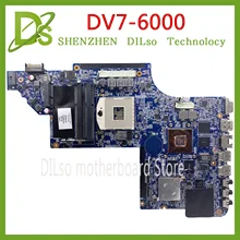 KEFU DV7-6000 motherboar 665991-001 для ноутбука Hp Pavilion DV7 DV7-6000 HM65 665991-001 аккумулятор большой емкости H6670/2G исходный тест материнская плата