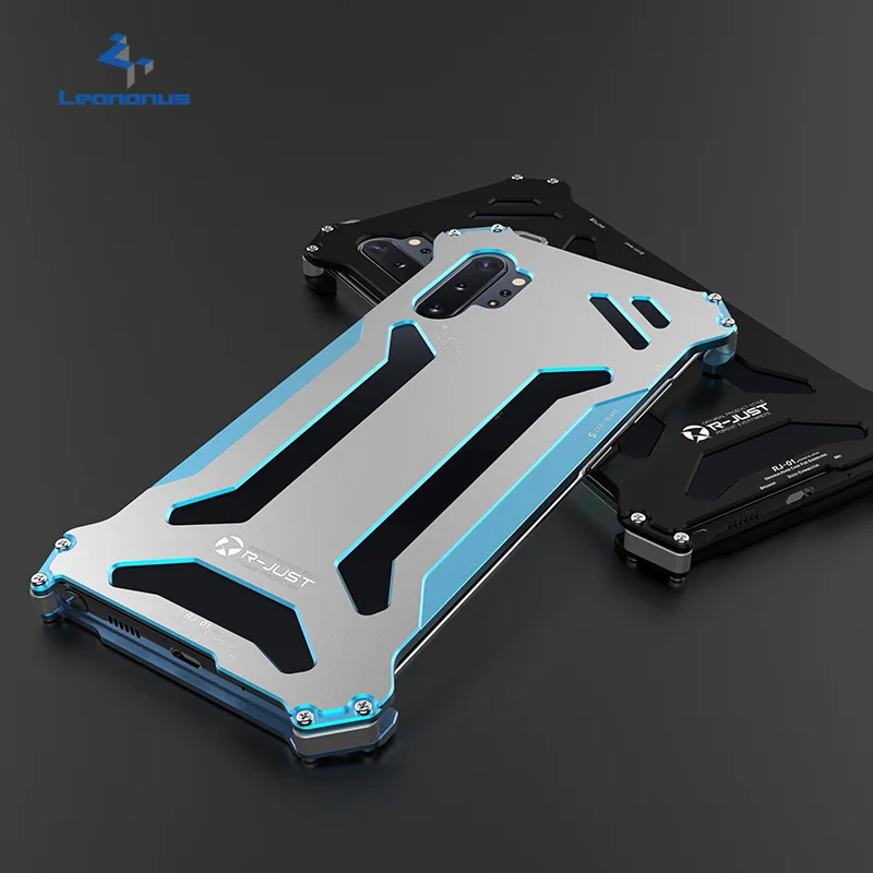 

Note 10 Plus Case Metal Bumper Hard Armor Cover for Samsung Galaxy Note 10 Pro Plus Case Shockproof Steel Alumium Phone Shell