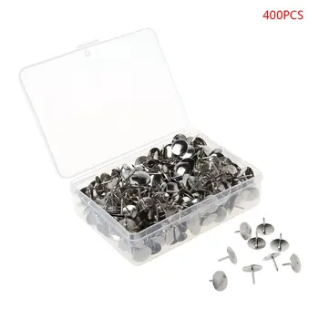 

400pcs Metal Thumbtack Drawing Pins Pushpin Cork Board Photo Wall Map Markers