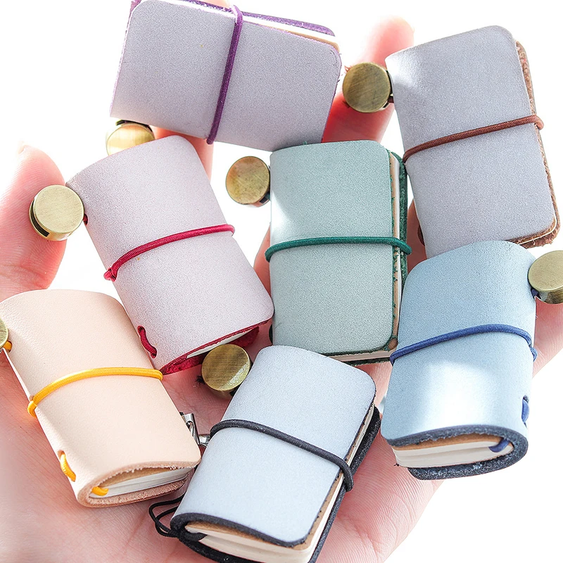 Leather Stationery School Stationery Leather Memo Pad Mini