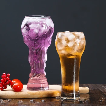 

Super Football Beer Cup Beer Water Mug Barware Party Originality Personality Crystal Glass Wine Glass 450ML Friend Gifts Cups