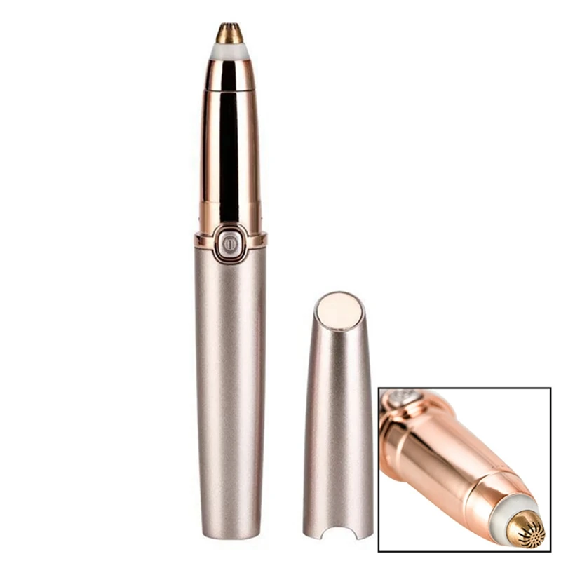 1pc Electric Eyebrow Trimmer Makeup Painless Eye Brow Epilator Mini Shaver Razors Portable Facial Hair Remover Dropshipping