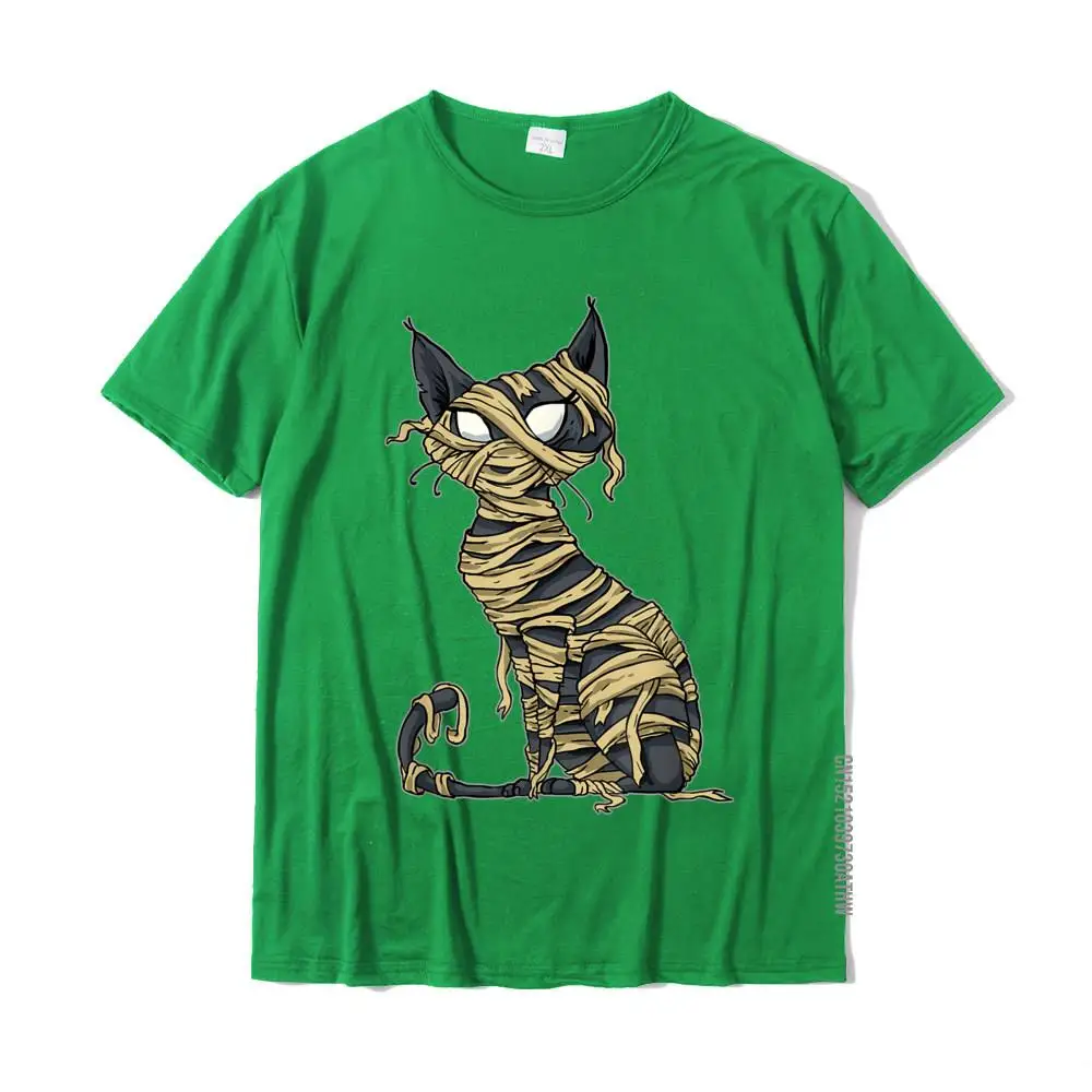 cosie T-Shirt Casual Short Sleeve On Sale Round Collar Cotton Tees Printing T Shirt for Men Summer/Fall Wholesale Halloween Black Cat Mummy Meow Halloween Costume Women Girls T-Shirt__MZ19768 green