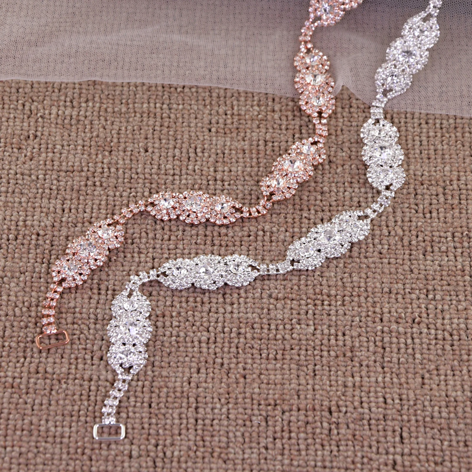 Silver Chain Belts for Women Jewelry Belt for Wedding Dress Bridal Belt