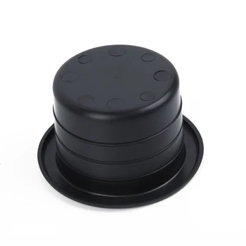

For RV Car Marine Boat Trailer Cup Holders Plastic Black Water Recessed Cradle Multi-function