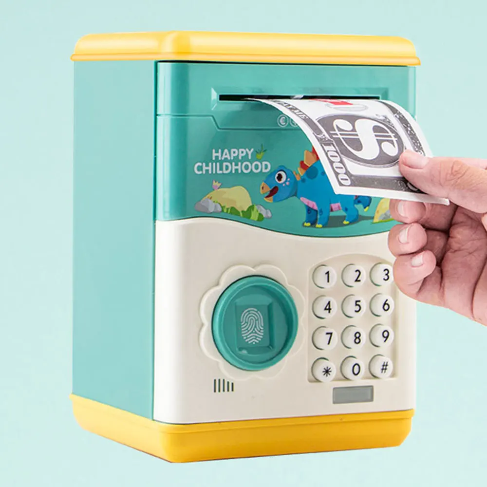Умная Электронная Копилка ATM пароль копилка для монет коробка Банкомат банковский сейф Автоматический депозит банкнота подарок