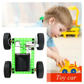 

1 Set Mini Solar Powered Toys DIY Car Kit Children Educational Funny Gifts