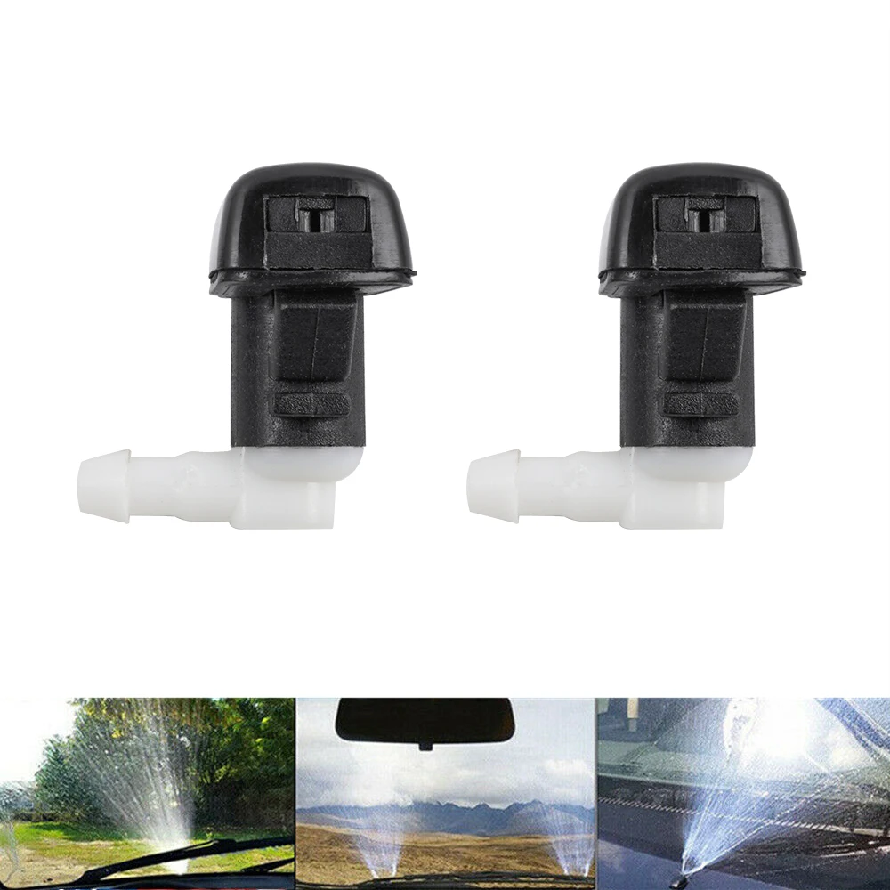 Car Washer Nozzle Front Windscreen Wiper Washer Jet Spray Nozzle for Dodge Dart 2014 2015 2016 6