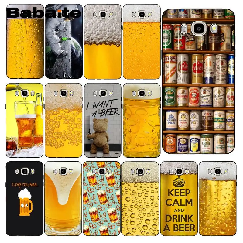 

Babaite World Beers Alcohol Summer Bubble Phone Case For Samsung Galaxy J7 J6 J8 J4 J4Plus J7 DUO J7NEO J2 J7 Prime