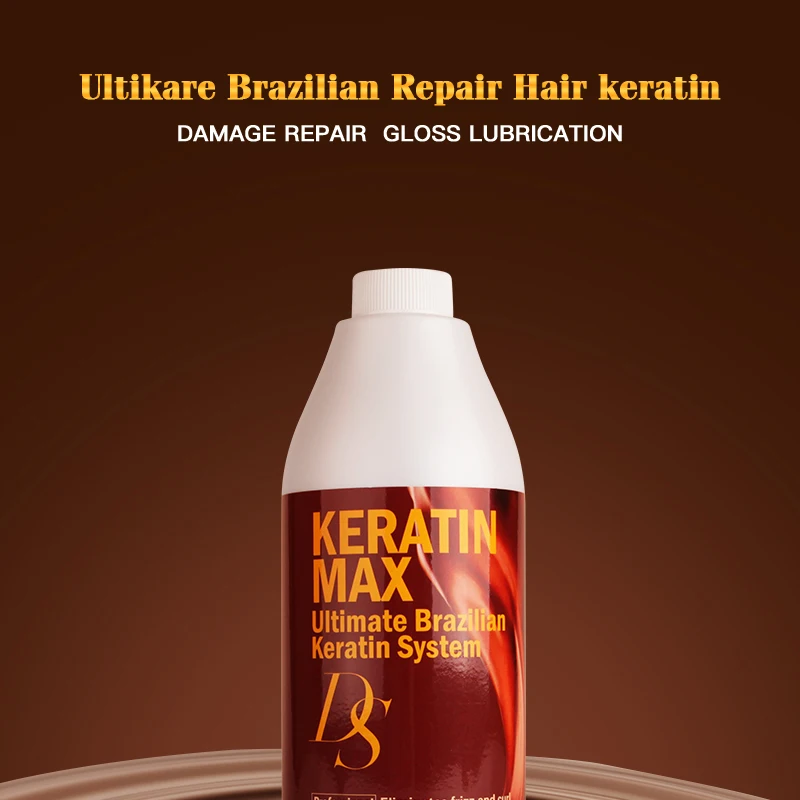 Tratamento de Queratina Formalina + 500ml Profissional Melhor Venda Max Brasileira 5% Purificação Shampoostraight Cabelo Liso 1000ml ds 2 Cheap Conj. cuidados com cabelos