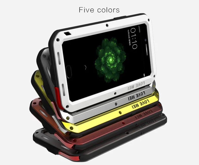 

OPPO R9splus Phone Case Metal Shatter-resistant OPPO R9plus All Edges Included Protective Case lovemei Triple Protection Case