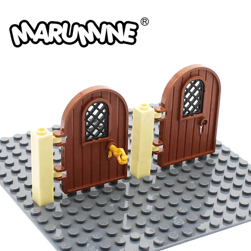 Marumine-tapa redonda con ventana y agujero de llave, 64390 puertas, 1x4x6, borde reforzado, panel 30046, con Kit de modelo de plástico redondeado