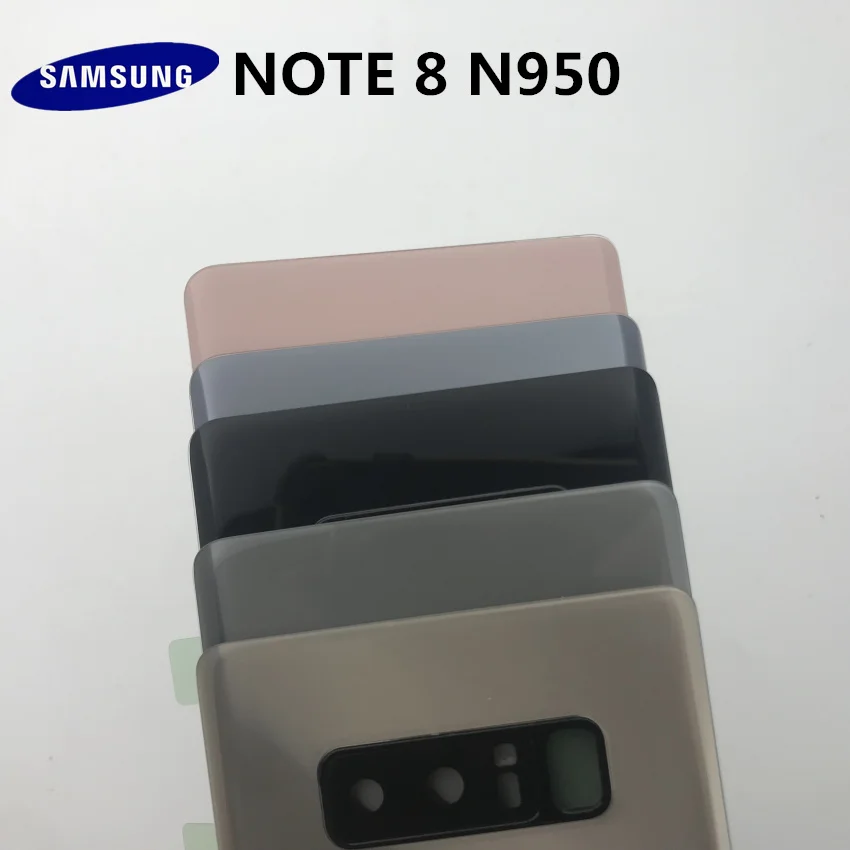 NOTE8 полный корпус чехол задняя крышка+ Передний экран стекло объектив+ средняя рамка для samsung Galaxy Note 8 N950 N950f осенняя часть