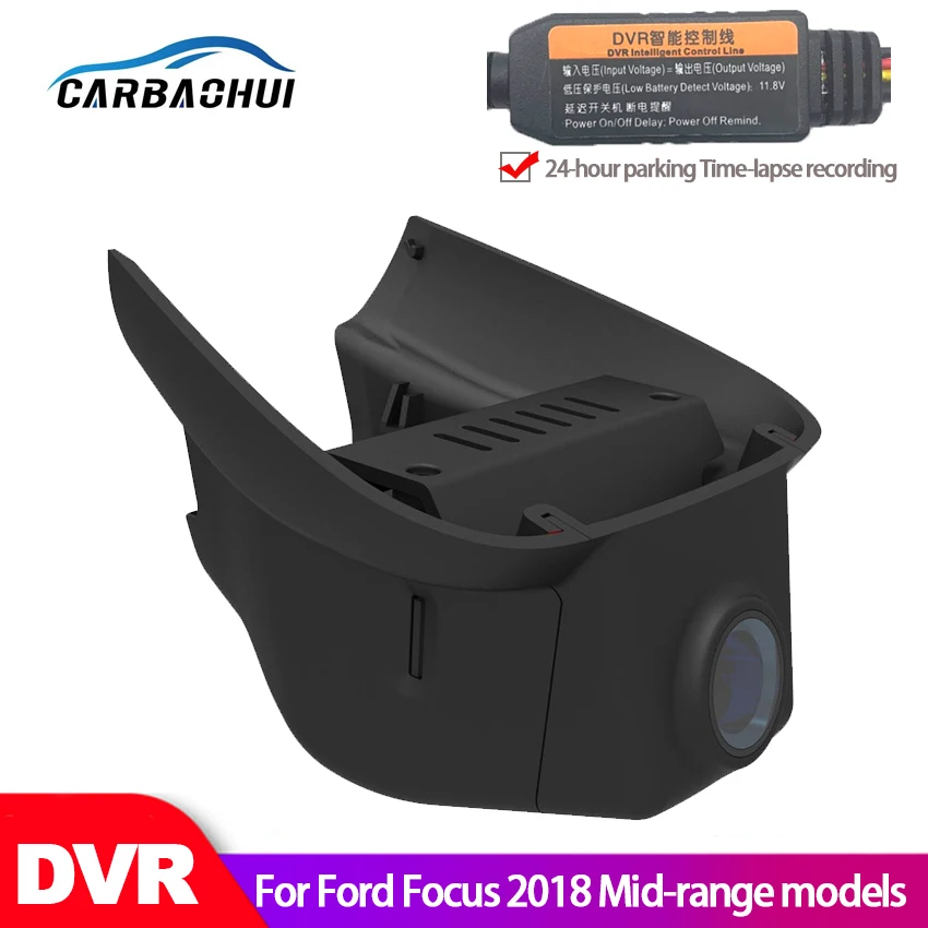Car Dvr Wifi Video Recorder Dash Cam Camera For Ford Focus 2018 Midrange Models Night Vision