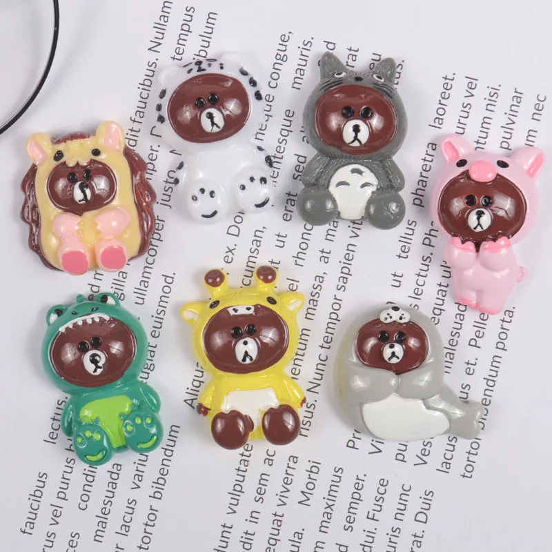 

Cartoon Bear Diy Lizun Slime Filling Charms Supplies Accessories For Slime Filler Resin Kids Polymer Plasticine Gift