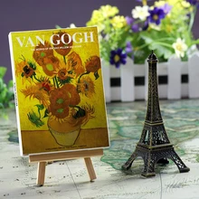 30 PCS/Set Famous Painter Oil Painting Postcard Sunflower, Starry Night, Self-portrait, Iris Flower Postcard Greeting Card