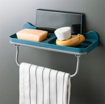 

Bathroom Soap Case Tower Hanger Bathroom Rack Soap Box Holder Dish Bathroom Storage Plate Tray Case Rack Soap Sponge Holder