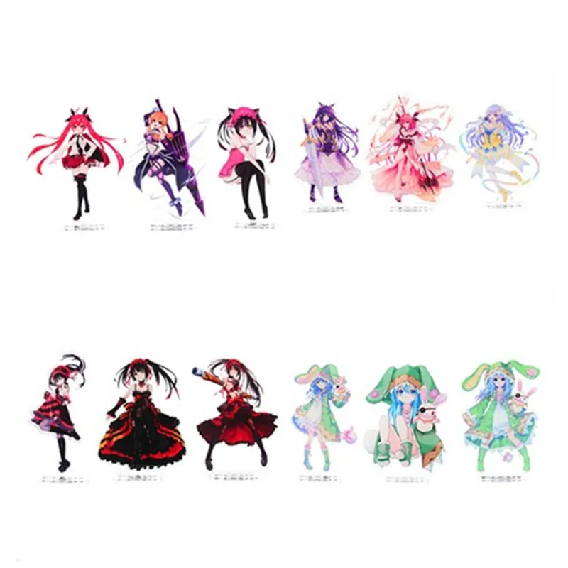 

Date A Live keychain Itsuka Kotori Yoshino Tokisaki Kurumi Yamai Kaguya Izayoi Miku Yamai-Yuzuru Yatogami Tohka acrylic key ring