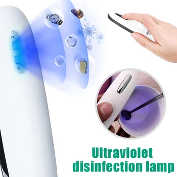 

Portable uv Disinfection Lamp uvc led Strip Sterilizer UV Wand Sanitizer Disinfection Germicidal Stick Sterilizer Mites Lights