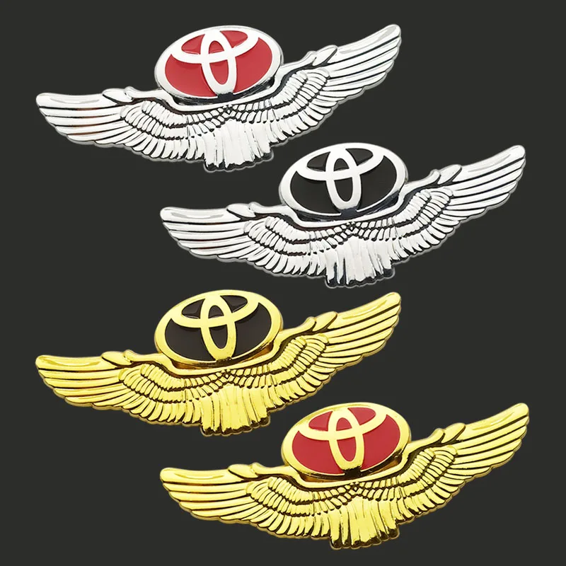 

Metal Car Emblem Badge Decal Rear Bumper Trunk Sticker for Toyota Corolla Yaris Rav4 Camry Crown Avensis Auris car Accessories