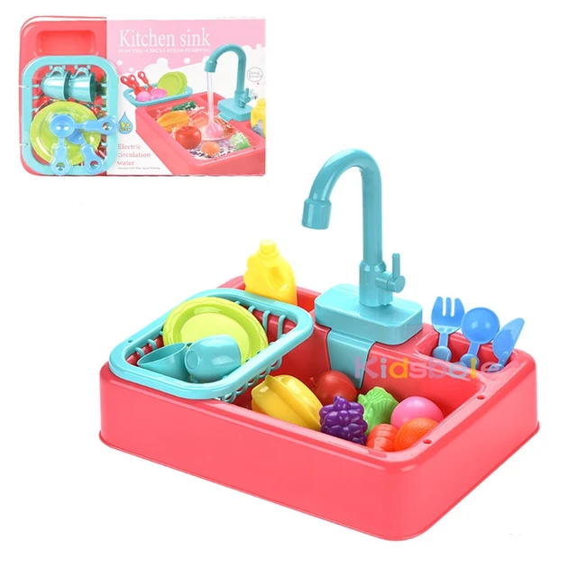 Jouet d'évier de cuisine enfant PIMPIMSKY - Lave-vaisselle automatique avec  fonction pêche cadeaux pour filles et garçons (vert) - Cdiscount Jeux -  Jouets