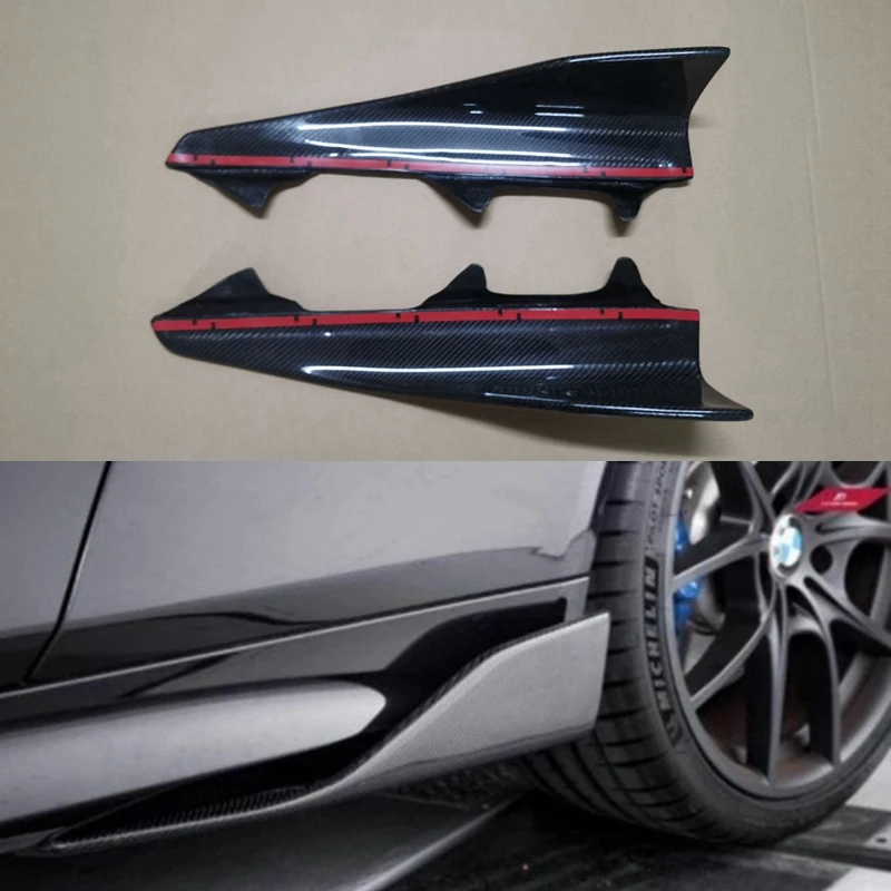 Боковые юбки из углеродного волокна для BMW E90 E92 E60 M5 F10 G30 F22 F23 F87 M2 F32 F36 F82 M4 F30 M3