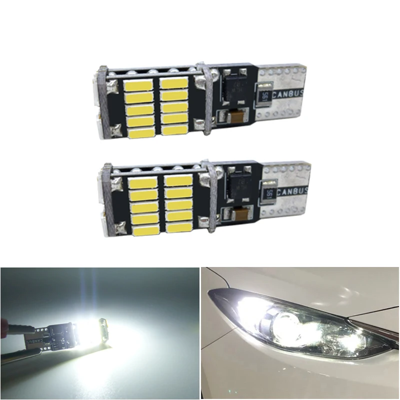 

2x T10 W5W Clearance Parking Light Wedge Light LED Clearance Side Marker Lights For Ford Mondeo Mk4 Focus 2 Mk1 Mk2 Mk3 Focos