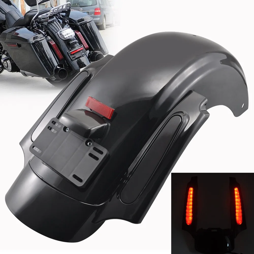 

Motorcycle Rear Fender System LED Tail Light For Harley Touring FLHX FLHR FLTRX FLHTC CVO Street Road Electra Ultra Glide 09-13