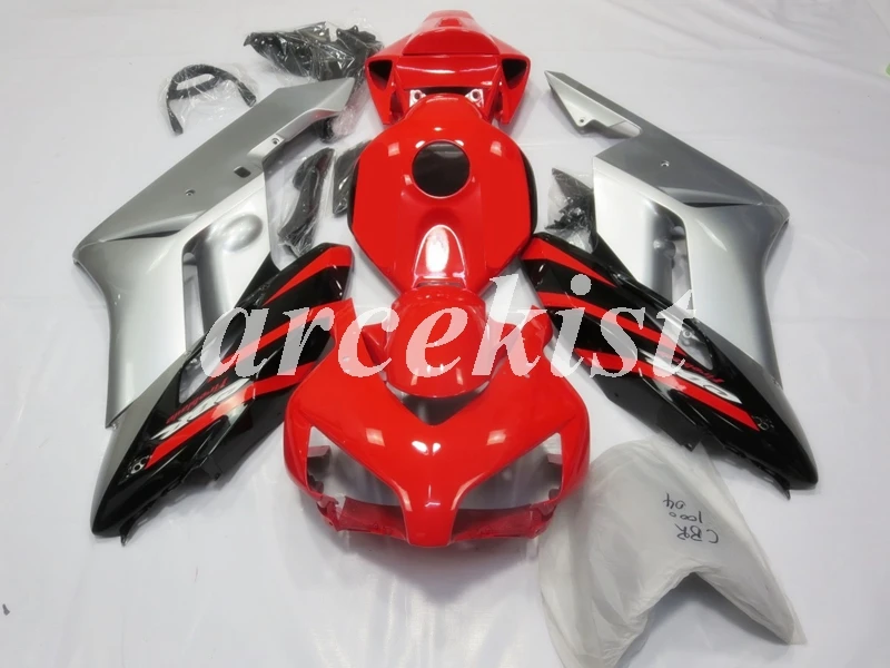 4 подарки литья под давлением ABS полный обтекатель комплект Подходит для Honda CBR1000RR cbr1000 04 05 2004 2005 набор тела красный черный серебристый