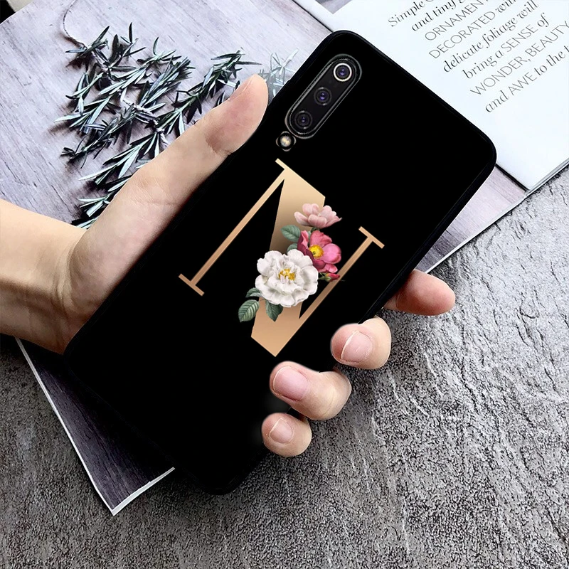 Letter Alphabet Flowers Print Floral 