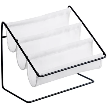 

Eye Glasses Storage Rack Tv Remote Control Stand Cosmetic Organizer Key Shelf Office Sundries Desktop Table Phone Holder Metal