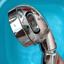 Shower-Head Stop-Button Rotating Water-Pressure Adjustable Degrees 360 with 3-Mode