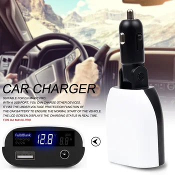

Car Charger Drone Battery Accessories LCD Display Under-voltage Protection Professional USB Port Replacement For DJI MAVIC PRO