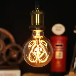 Марочные шарики edison G95 ST64 сердце светодиодный лампы накаливания Ретро 220V 4W светодиоидная лампа с регулируемой яркостью декоративные
