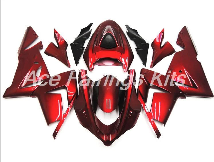 

4Gifts New ABS Motorcycle Full fairing kits fit for Kawasaki Ninja ZX-10R 2004 2005 10R 04 05 fairing set glossy Dark Red