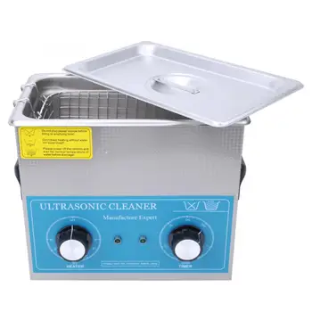 

Ultrasonic Cleaner 4.5L Stainless Steel Industrial Ultrasonic Cleaner with Heater Timer for Jewelry Glasses Parts