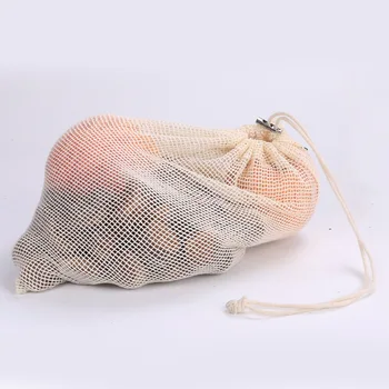 

Reusable Produce Bags Washable Drawstring Mesh Grocery Bags for Vegetable Fruit Shopping FEA889