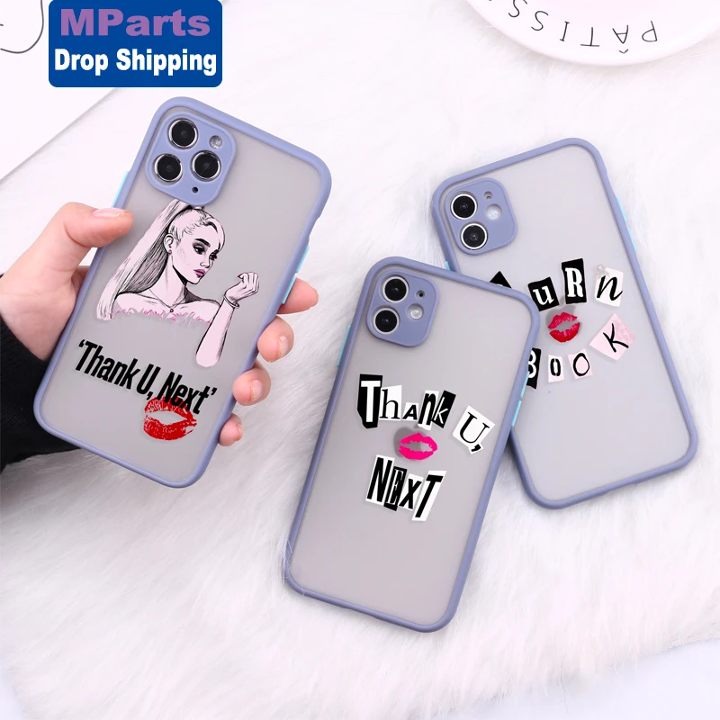 Letter Design Matte Phone Cover For iPhone 12 Pro Max 11 Pro Max 7 8 Plus XsMax XR 12 Mini X SE 2020 Case